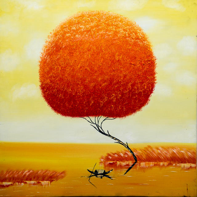 Tranh Sơn Dầu Ánh Chiều